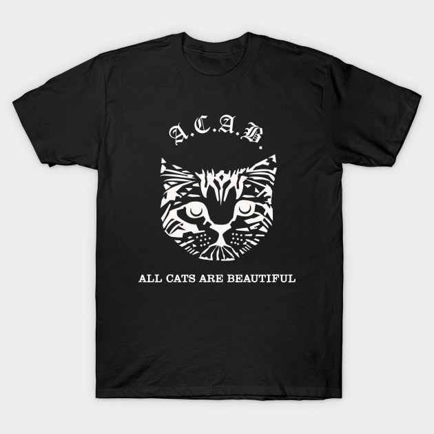 ACAB - All cats are beautiful T-Shirt by Jigsaw Youth